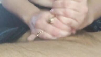 Big Tittie MILF Sucks Big Pretty Cock (Swallows Cum) - 8 image