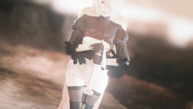 2B NIER AUTOMATA ПОРНО БЛЕНДЕР КОМПИЛЯЦИЯ HD - 15 image
