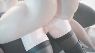 2B NIER AUTOMATA ПОРНО БЛЕНДЕР КОМПИЛЯЦИЯ HD - 5 image
