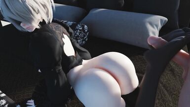 2B NIER AUTOMATA ПОРНО БЛЕНДЕР КОМПИЛЯЦИЯ HD - 6 image
