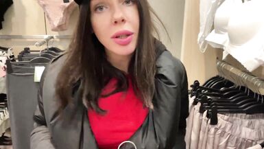 A Blow Job for Dress right in a Fitting Room