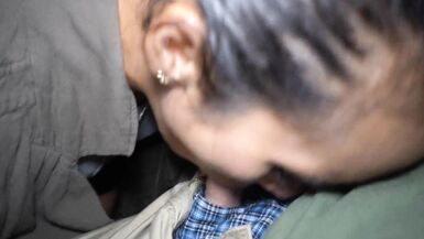 Public Agent - Amateur Babes Give Stranger Public Blowjob on Park Bench - 12 image