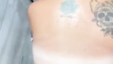 Cumming on wifes face after fucking her in the shower - 8 image