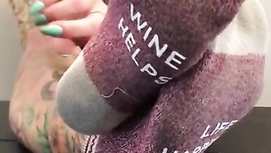 Playing with My Foot Pet! (POV Foot Fetish) PREVIEW - 4 image