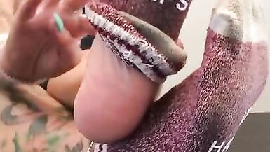 Playing with My Foot Pet! (POV Foot Fetish) PREVIEW - 7 image