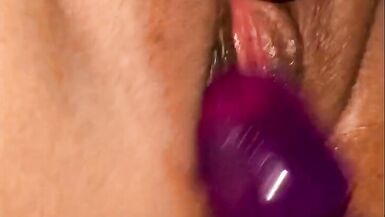 Juicy Latina Pussy Cum Multiple Times on Dildo - 15 image