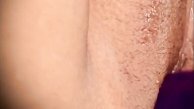 Juicy Latina Pussy Cum Multiple Times on Dildo - 5 image