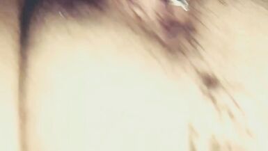 Short Clip Fat Rubber Cock and taking my Dick POV Close up - 5 image