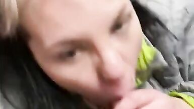 Sucking Cock with People in Room - 10 image