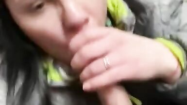 Sucking Cock with People in Room - 11 image