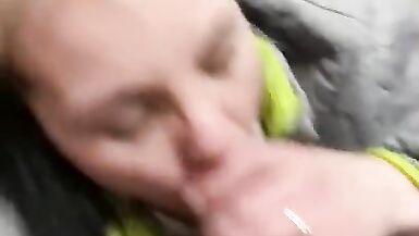 Sucking Cock with People in Room - 12 image
