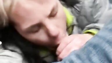 Sucking Cock with People in Room - 15 image
