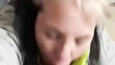 Sucking Cock with People in Room - 2 image