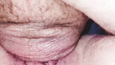 He makes me Squirt with his Cum all over my Pussy at the End! up Close! - 7 image