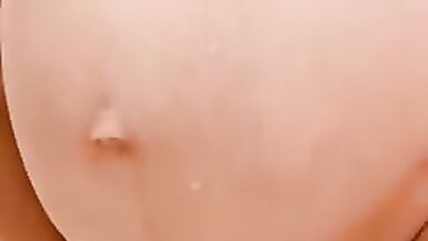 Fingering my Pregnant Pussy after Shower. my Pussy Juices look Delicious - 8 image