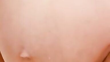 Fingering my Pregnant Pussy after Shower. my Pussy Juices look Delicious