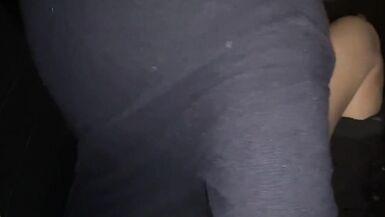 I went out for a Walk, Swallowed the Sperm. POV Deepthroat. Outdoor Sex & Blowjob. Flashing Tits. - 11 image