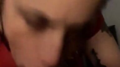 Step Mom Sucks Big Cock. Explosive Cumshot!