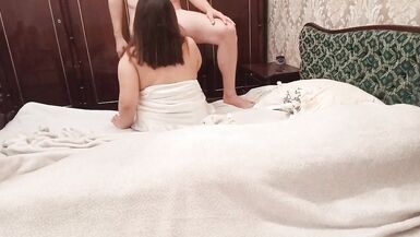 Double creampie for pregnant wife - 9 image
