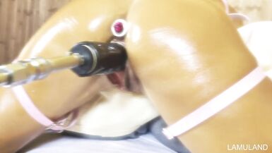 Er fesselte mich und fickte mich bis zur Erschöpfung mit der Fickmaschine, letzter Blowjob - 6 image