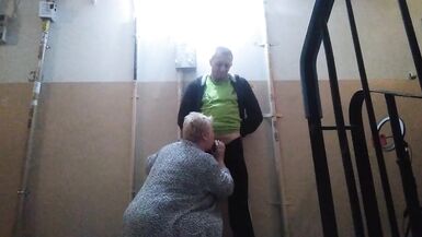 oral sex and masturbation cock in the entrance 1