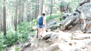 Sex Weekend with my Stepmom - Sweet Soles and Big Tits in the Wild - VLOG # 1