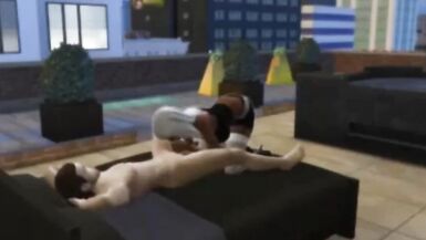 A rapariga está a agradar ao seu amante-SIMS - 3 image