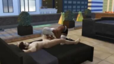 A rapariga está a agradar ao seu amante-SIMS - 4 image