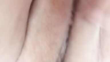 Masturbating with a cock