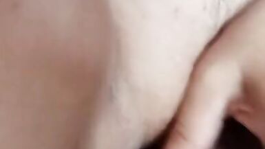 Masturbating with a cock