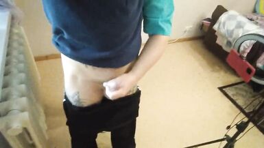 the nurse jerks off my cock and ends up in a jar for tests - 11 image