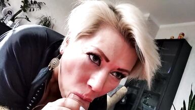 My mature busty slut wife sucks my dick & jumps on my cock! - 7 image