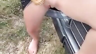 Masturbates in Proud Dressing with a Bat - 9 image