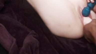 Husband uses Fist Dildo on Horny MILF - 10 image