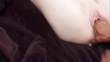 Husband uses Fist Dildo on Horny MILF - 13 image