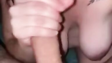 Letting Wife Suck Friends White Dick. - 5 image