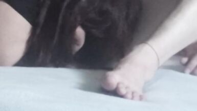 Slutty Wife Suck and Lick her Lover Cock - 10 image