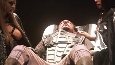 MILF Sticks A Dildo Up Guys Ass While He Fucks another whore - 3 image