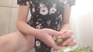 Cucumbers in my Pussy - 6 image