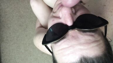 Cumshots on my Face and Tits! - 2 image