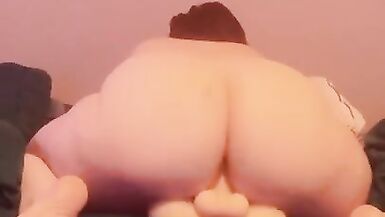 Solo Female Riding Dildo. so Horny. need Dick - 2 image