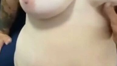 Cum inside Hotwife with big tits