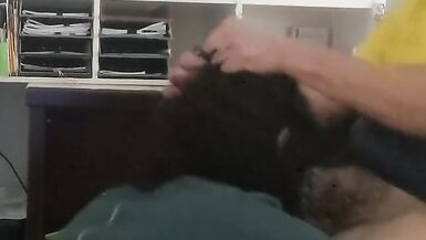 Construction Worker Gets Paid for Work with Sex and Blowjob by PAWG in Office with Cum Shot - 4 image