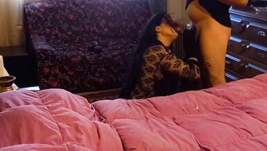 I Fill her Mouth and Tits with Cum - 15 image