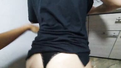My husband's stepbrother fucks me in the kitchen - Natasha Bull - 6 image