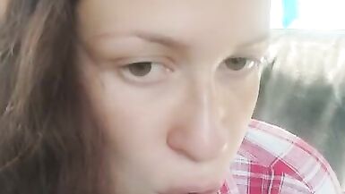 I Turn on my Neighbor who Spies on me Playing with a Dildo - 12 image