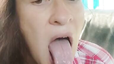 I Turn on my Neighbor who Spies on me Playing with a Dildo - 13 image
