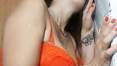 My Pussy Flows when i Suck a Dildo - 5 image