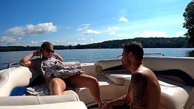 Last few weeks of summer so we had to get in some hot sex on the lake - 1 image