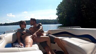 Last few weeks of summer so we had to get in some hot sex on the lake - 5 image